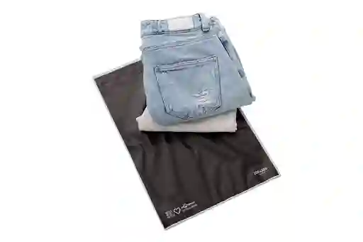 Bolsas 43x45cm Negra Seguridad Porta Guía Para Mensajería 100 Unidades