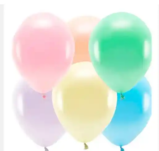 R-12 Globos Bombas Color Pastel Surtidos X50