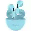 Audífonos Earbuds Bluetooth Manos Libres Color Azul Pastel Aut119