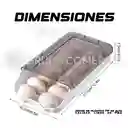 Organizador De Huevos Cocina Nevera 18 Huevos Apilable