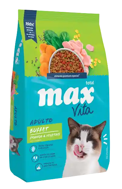 Max Vita Gato Adulto Buffet Frango & Vegetais 1 Kg