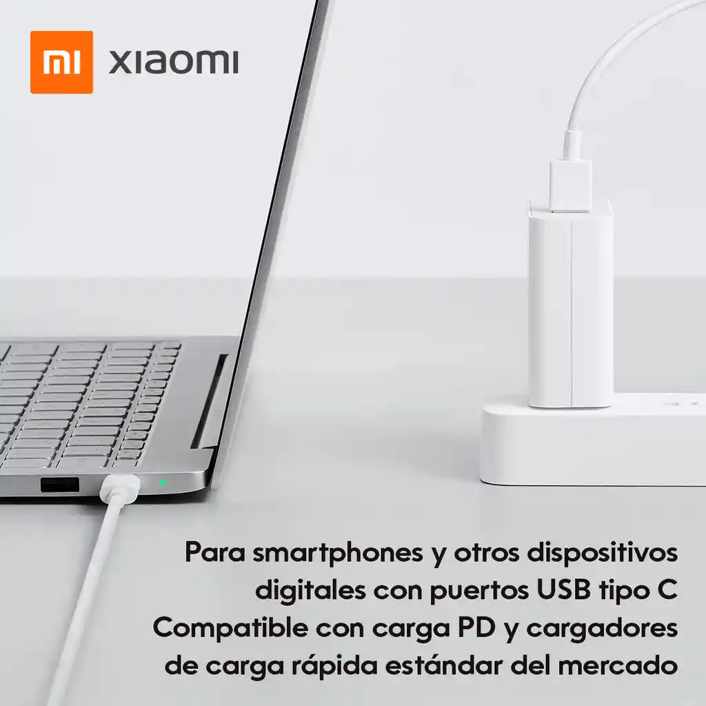 Xiaomi Cable De Carga/datos Tipo A, Tipo C, Carga Rápida, 1m