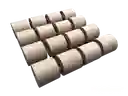 Cinta Papel Kraft De 3" X 16 Unidades