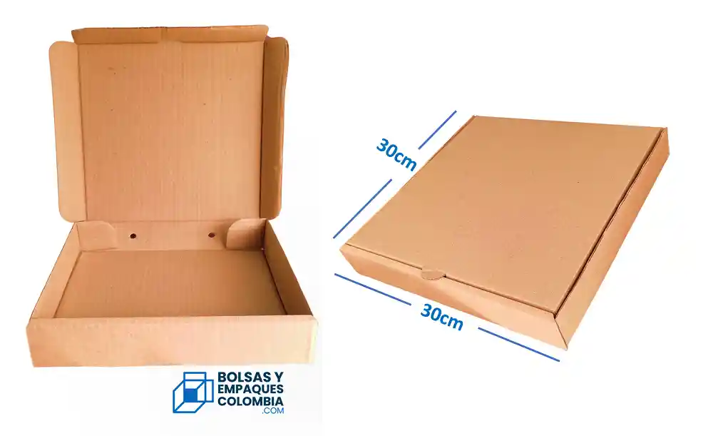 Caja De Pizza Mediana 30x30x4cm