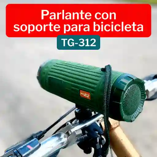 Radio Parlante Usb Incluye Soporte Bici T&g Tg-312