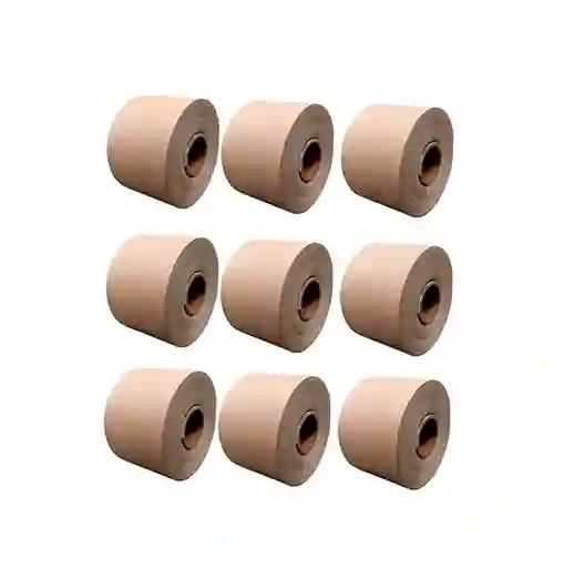 Cinta Papel Kraft De 2.5 " X 9 Unidades