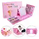 Set Kit Colores Juego Arte/dibujo Creativo Infantil -208 Pcs Rosado