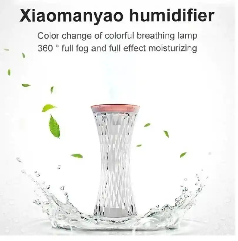 Lampara Humidificador De Aire Xiomanyao 7 Colores Táctiles