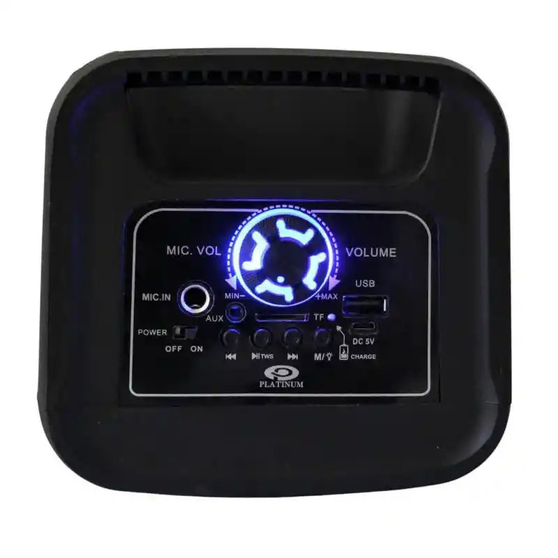 Parlante Bluetooth Recargable 4 Con Radio Fm Y Usb Luz Led