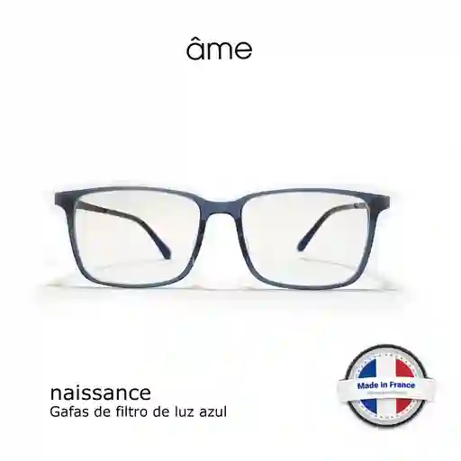 Ame Naissance 25360 Talle 55-18 148 Marco Azul Oscuro - Lente Con Filtro De Luz Azul