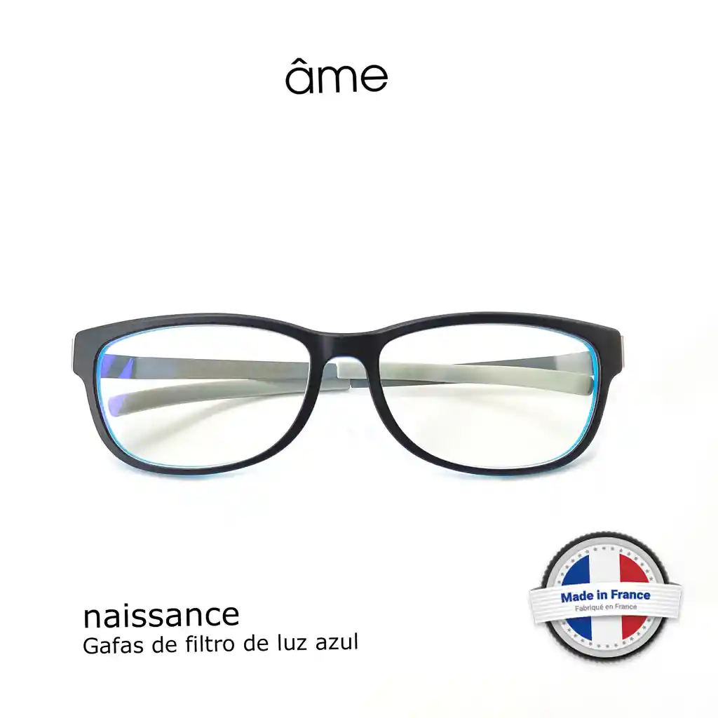 Ame Naissance 81112 Talle 54 17 140 Marco Negro/azul Lente De Filtro De Luz Azul