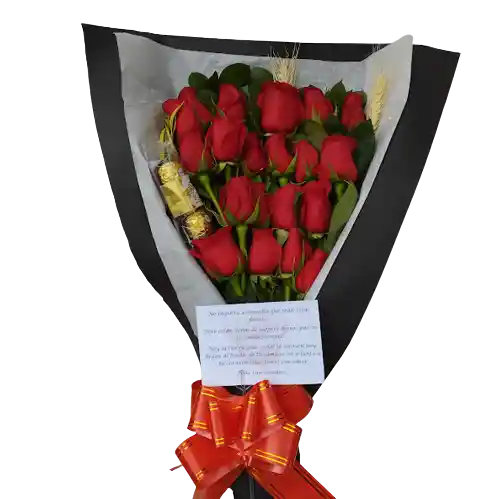 Bouquets De Rosas Y Ferrero