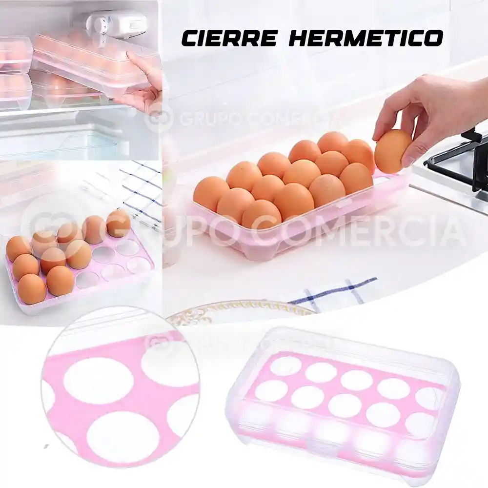 Organizador De Huevos Apilable Para Cocina