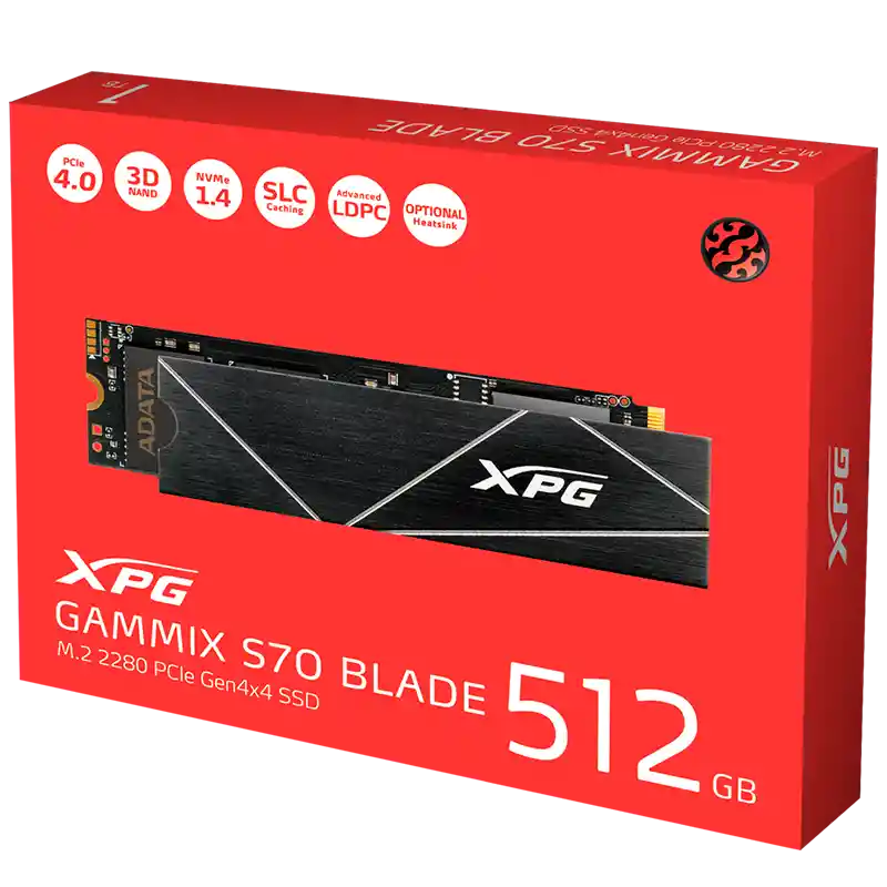  Unidad Solida M.2  XPG  Gammix S70 Blade 512Gb 