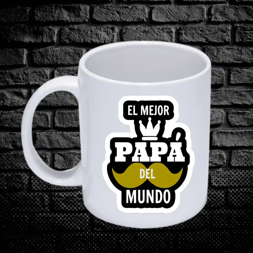 Regalo Mug Blanco De 11 Onzas Estampado Dia Del Padre 03