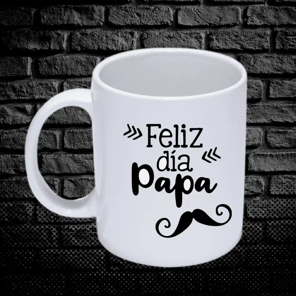 Regalo Mug Blanco De 11 Onzas Estampado Dia Del Padre 04