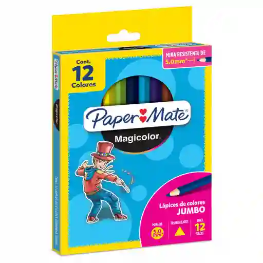 Colores Jumbo Triangular X 12 Uds Magicolor