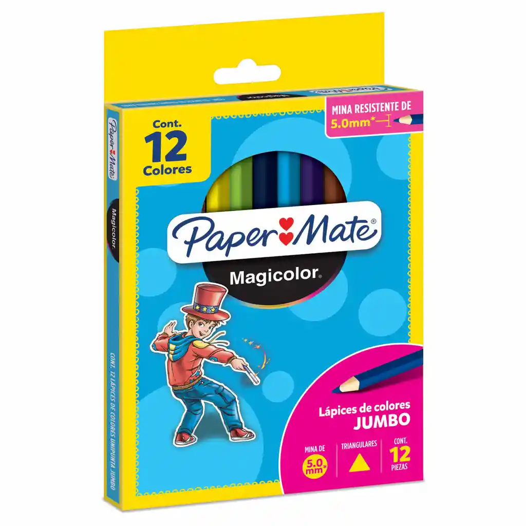 Colores Jumbo Triangular X 12 Uds Magicolor