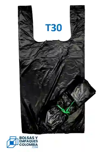 Bolsa De Cargadera T30 Negra X 100 Unds