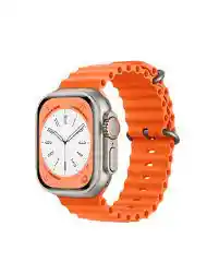 Correa Manilla Silicona Ocean Apple Watch 42mm - 44mm - 45mm - 49mm /smartwatch *naranja*