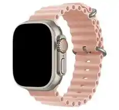 Correa Manilla Silicona Ocean Apple Watch 42mm - 44mm - 45mm - 49mm /smartwatch *rosa*
