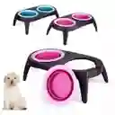 Comedero Doble Plegable Pet Bowl Set