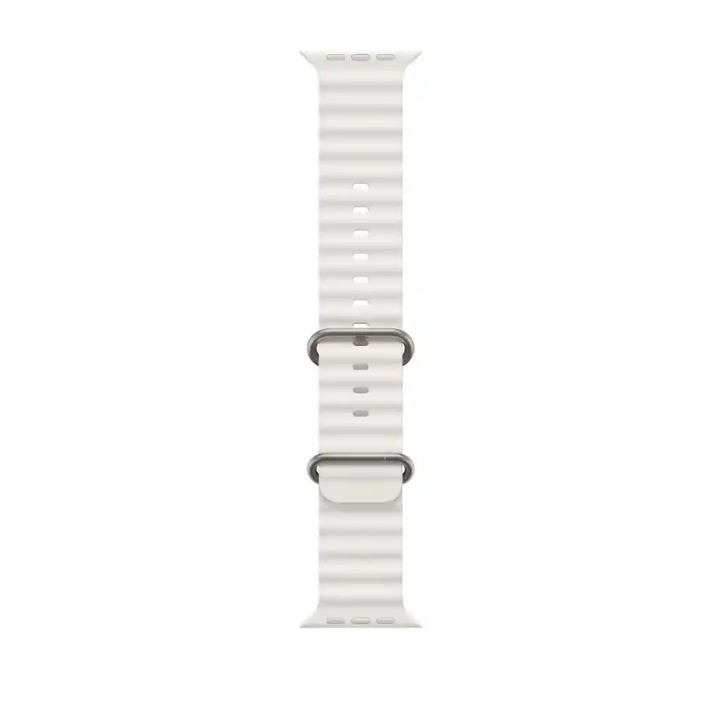 Correa Manilla Silicona Ocean Apple Watch 42mm - 44mm - 45mm - 49mm /smartwatch *blanca*