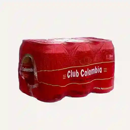 Cerveza Club Colombia Roja Lata Six Pack