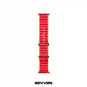 Correa Manilla Silicona Ocean Apple Watch 42mm - 44mm - 45mm - 49mm /smartwatch *rojo*