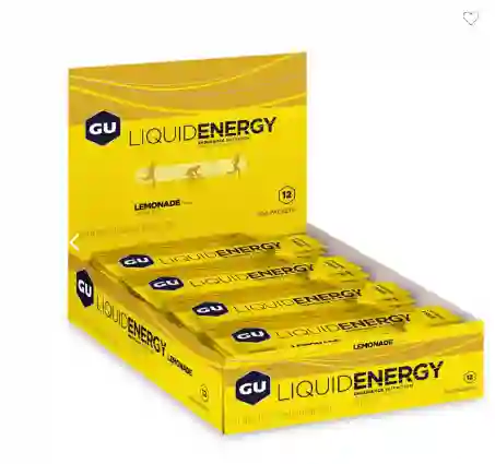 Caja X 12 Unidades Gel Líquido Limonada Sin Cafeína