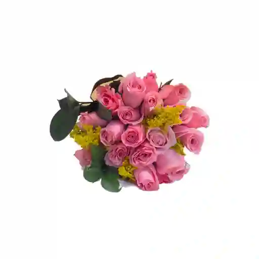 Arreglo Floral, 24 Rosas Rosadas