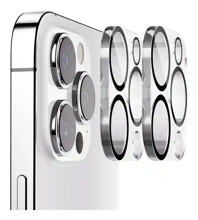 Protector De Cámara Para Iphone 14 Pro Completo Clear
