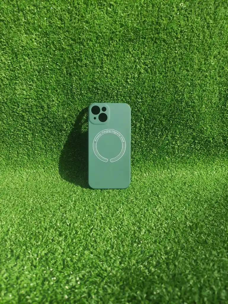 Iphone 13 | Forro Protector |case Flexible| Magnetico | Verde Esmeralda | Apple | Iphone | Carcasa | Funda | Anti Humedad | Full Proteccion