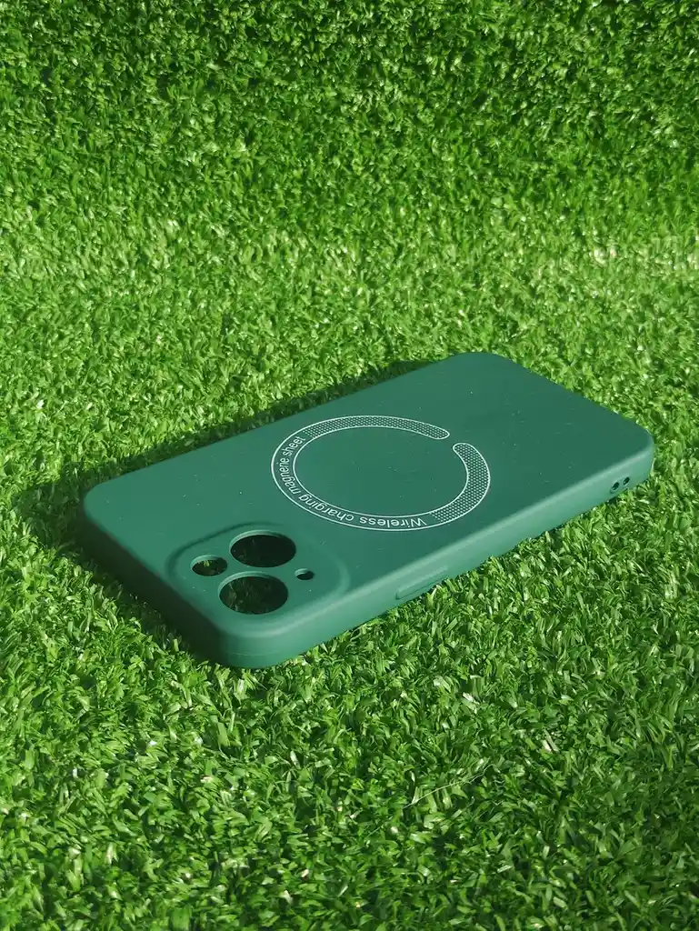 Iphone 13 | Forro Protector |case Flexible| Magnetico | Verde Esmeralda | Apple | Iphone | Carcasa | Funda | Anti Humedad | Full Proteccion