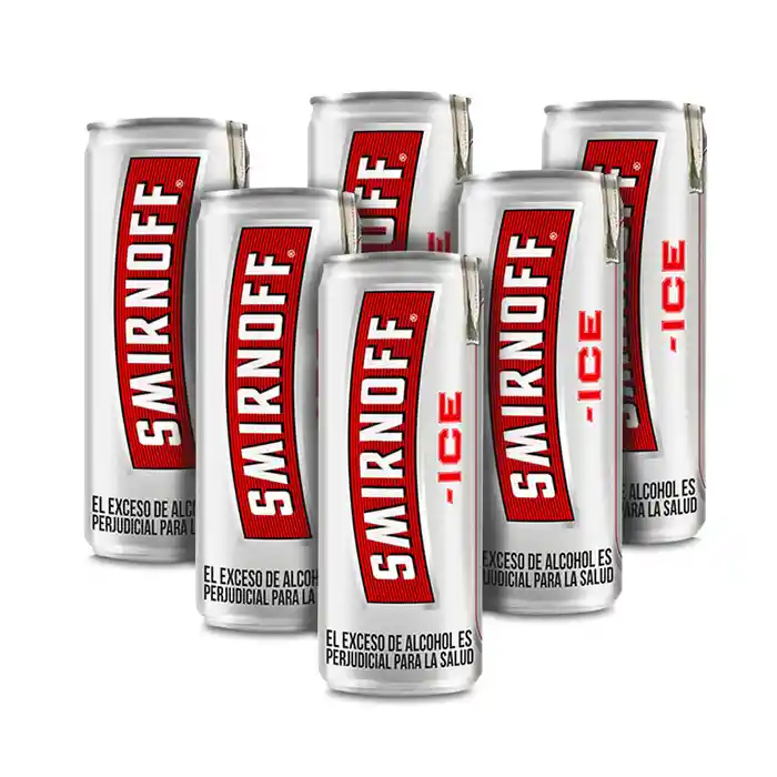 Vodka Smirnoff Ice Lata Six Pack - Rappi