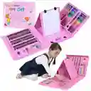 Set Kit Arte Niños Maleta Crayon Acuarela Plumon 208 Piezas