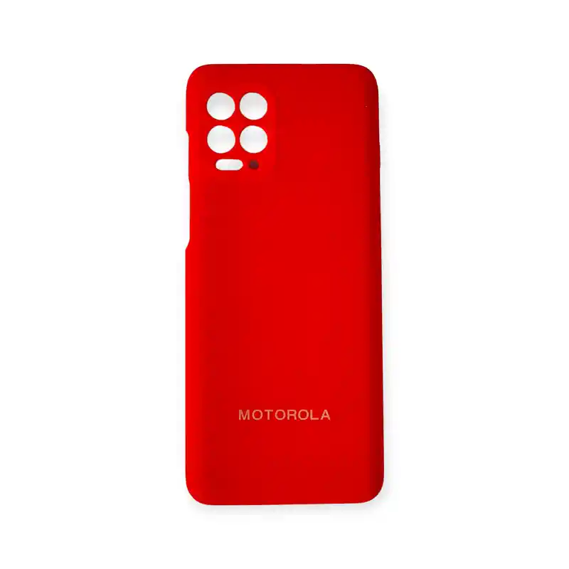 Silicone Case Para Moto G100 Motorola Rojo