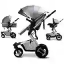 Coche Tipo Moises Paseador Fino Silla Carro Porta Bebe + Toldillo Azul