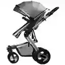 Coche Tipo Moises Fino Paseador De Lujo + Toldillo Gris