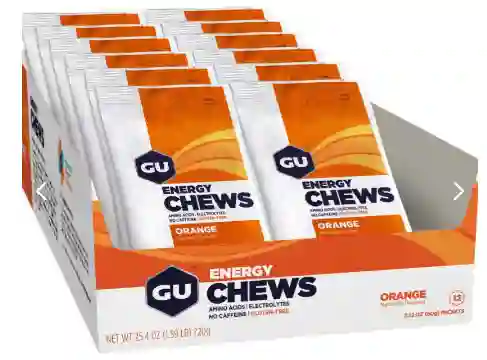 Caja X 12 Unidades Gomas Naranja Sin Cafeína