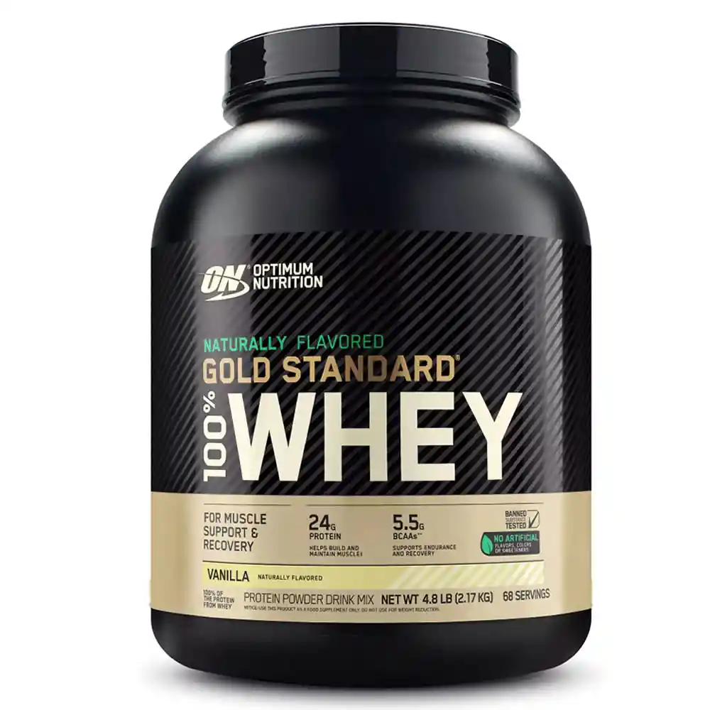 Gold Standard 100% Whey 4.8 Lb Sabor Natural Vanilla