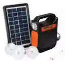 Radio Solar Portátil Bluetooth Usb Kit Seisa 3 Bombillos