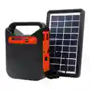 Radio Solar Portátil Bluetooth Usb Kit Seisa 3 Bombillos