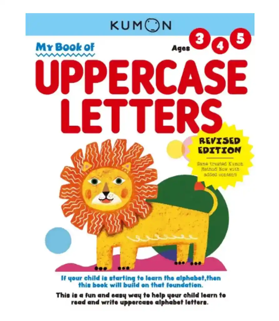 Libro Kumon Letras Mayúsculas Escritura En Ingles Para Niños