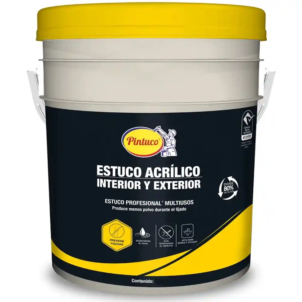 Estuco Profesional 1.5kg Interior/exterior Pintuco