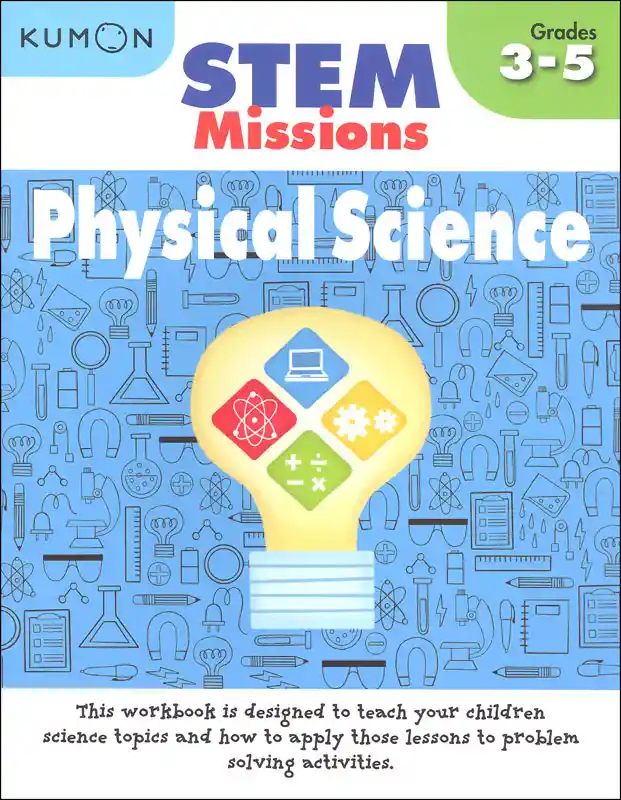 Libro Kumon Ciencia Física Stem Actividades Preguntas Ingles