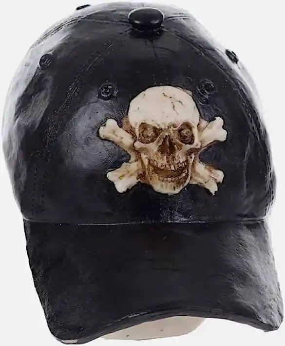 Figura Decorativa Cráneo Con Gorra /día Del Padre \