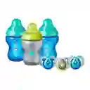 Set Teteros Tommee Tippee Astronauta 9oz X 3 Incluye 3 Chupos Entretencion