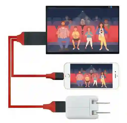  Cable Lighting Hdmi Tv Ipad iPhone 5 6 7 X Mhl Adaptador 
