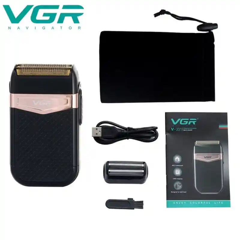 Maquina Afeitadora Eléctrica Vgr V-331 Recargable Usb